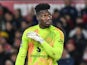 Manchester United's Andre Onana on April 1, 2025 Manchester United's Andre Onana on April 1, 2025